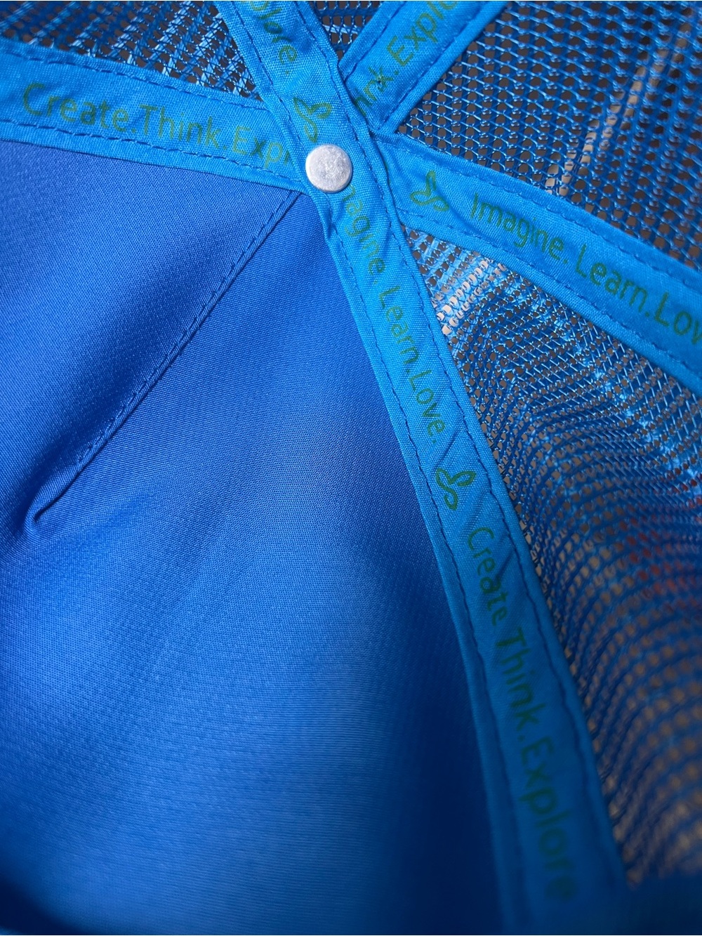 Prana Blue Floral Mesh Trucker Hat - Picture 7 of 10